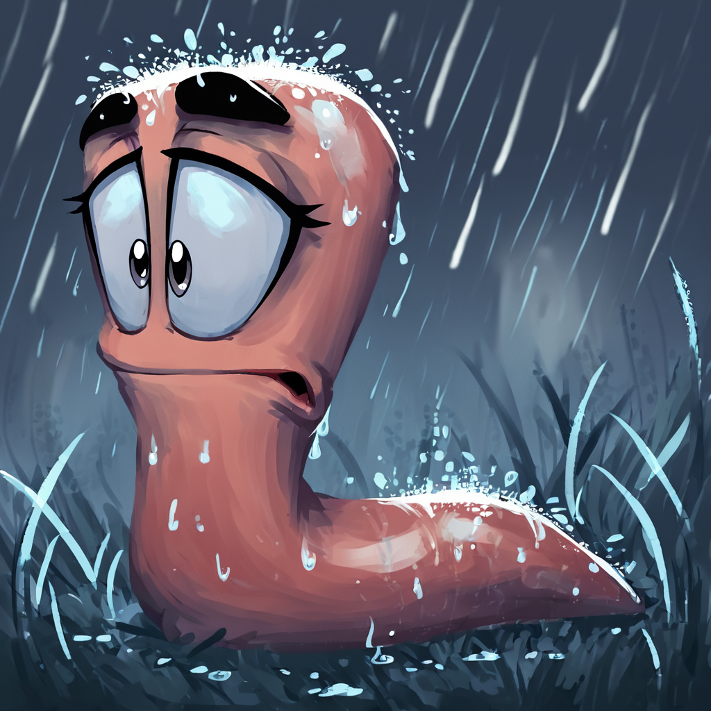 stinkekworms rain