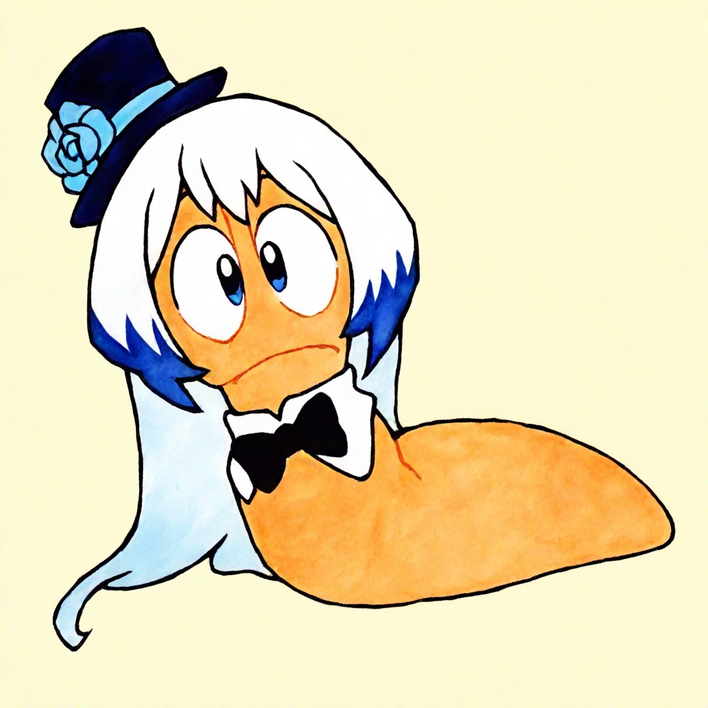 fancy white hair female